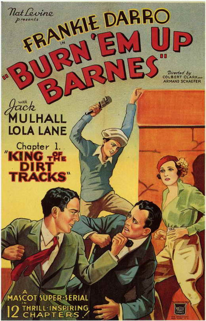 Burn 'em Up Barnes Movie Poster Print (11 x 17) - Item # MOVAE3057
