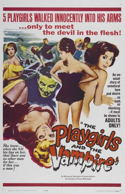 The Playgirls and the Vampire Movie Poster Print (11 x 17) - Item # MOVEI1617