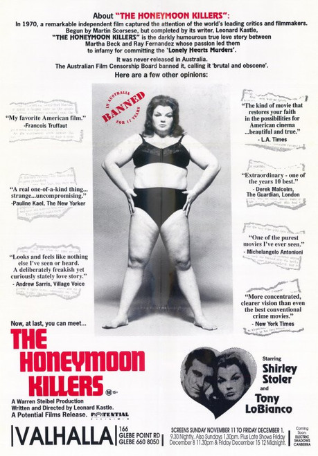 The Honeymoon Killers Movie Poster Print (11 x 17) - Item # MOVCE7128