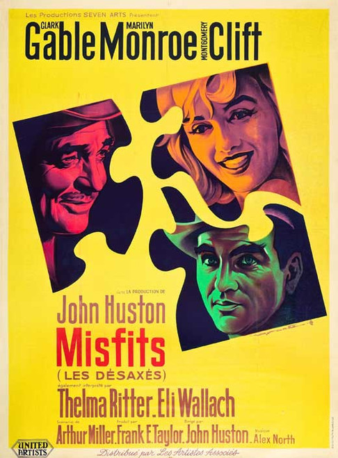 The Misfits Movie Poster Print (27 x 40) - Item # MOVIJ1235