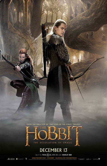 The Hobbit: The Desolation of Smaug Movie Poster Print (11 x 17) - Item # MOVEB22835