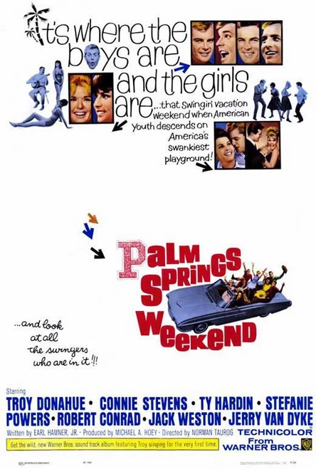 Palm Springs Weekend Movie Poster Print (11 x 17) - Item # MOVCD7734