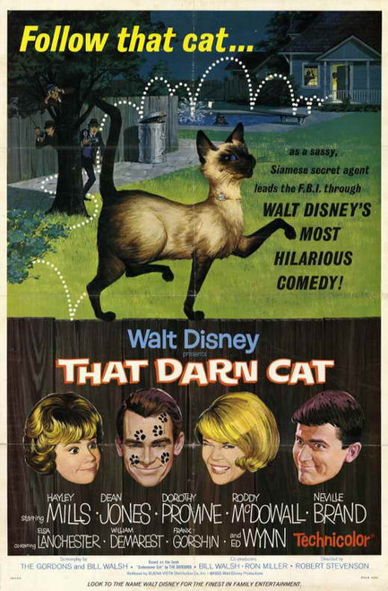 That Darn Cat Movie Poster Print (11 x 17) - Item # MOVAE0100