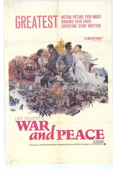War and Peace Movie Poster Print (11 x 17) - Item # MOVCF8203
