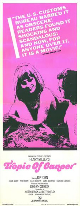 Tropic of Cancer Movie Poster Print (11 x 17) - Item # MOVIF4093