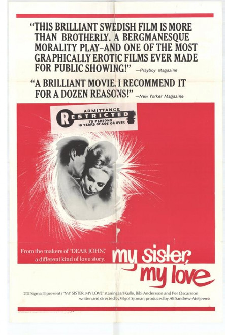 My Sister, My Love Movie Poster Print (11 x 17) - Item # MOVEE7088