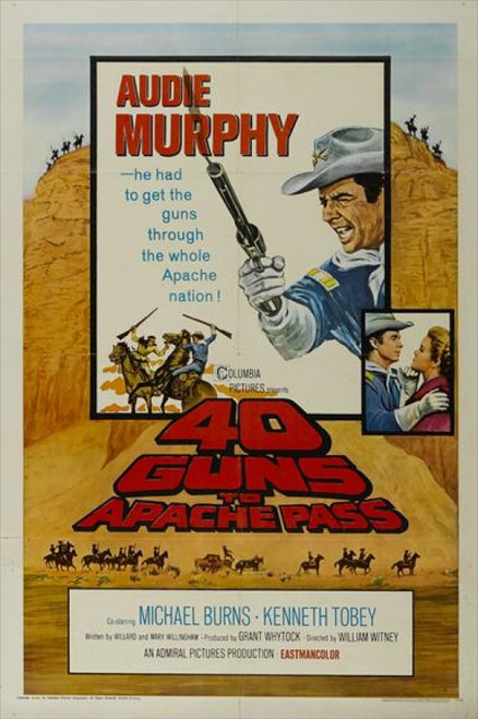 40 Guns to Apache Pass Movie Poster Print (11 x 17) - Item # MOVIJ5257