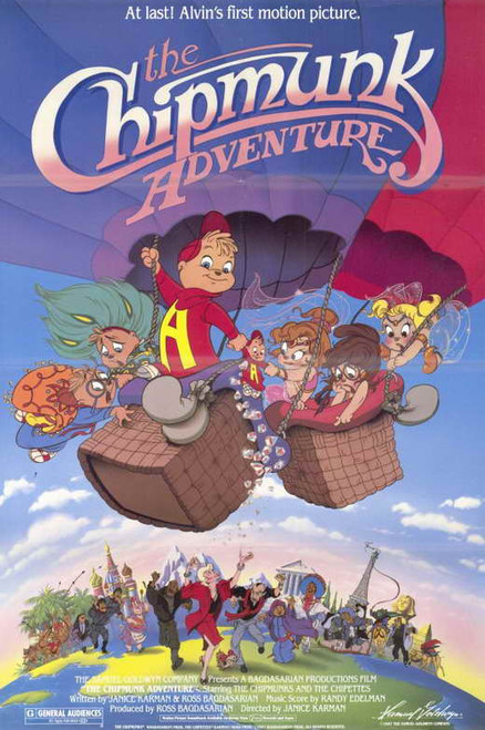The Chipmunk Adventure Movie Poster Print (11 x 17) - Item # MOVEE1070