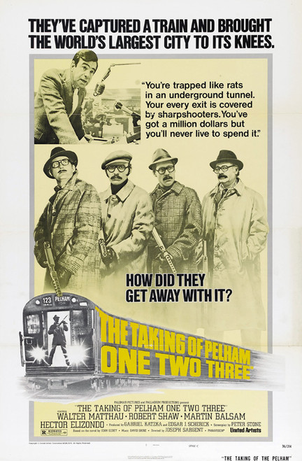 The Taking of Pelham One Two Three Movie Poster Print (11 x 17) - Item # MOVGI4367