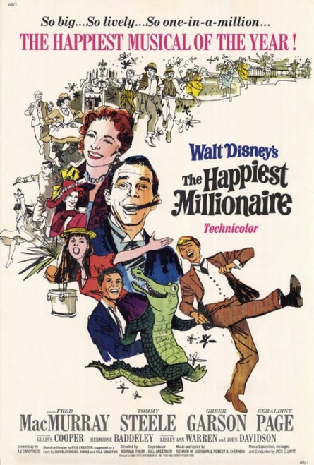 The Happiest Millionaire Movie Poster Print (27 x 40) - Item # MOVGH5288