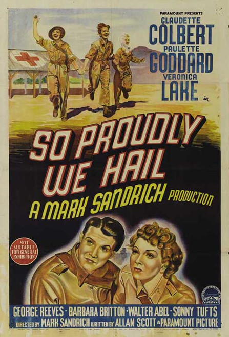 So Proudly We Hail Movie Poster Print (11 x 17) - Item # MOVCI3654