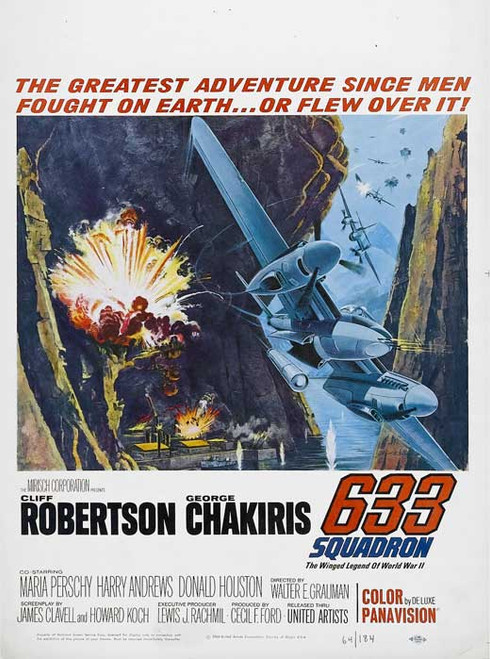 633 Squadron Movie Poster Print (11 x 17) - Item # MOVIB91743