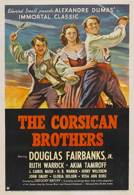 The Corsican Brothers Movie Poster Print (27 x 40) - Item # MOVCB90640