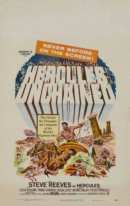 Hercules Unchained Movie Poster Print (27 x 40) - Item # MOVGI2600