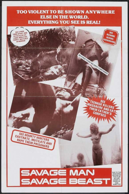 Savage Man Savage Beast Movie Poster Print (11 x 17) - Item # MOVCJ2657