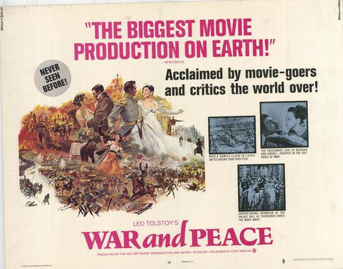 War and Peace Movie Poster Print (27 x 40) - Item # MOVEH1476