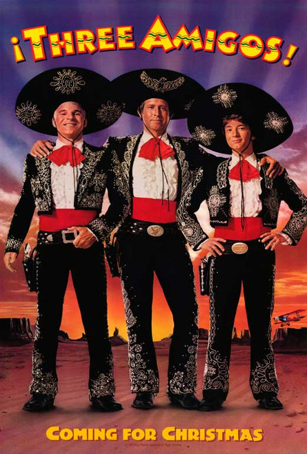 Three Amigos Movie Poster Print (11 x 17) - Item # MOVCD8962