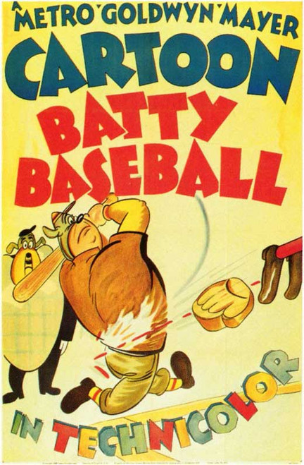 Batty Baseball Movie Poster Print (11 x 17) - Item # MOVID7933