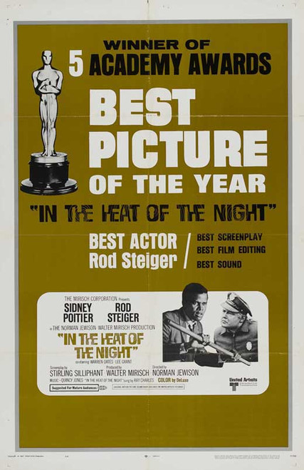 In the Heat of the Night Movie Poster Print (11 x 17) - Item # MOVCI4638
