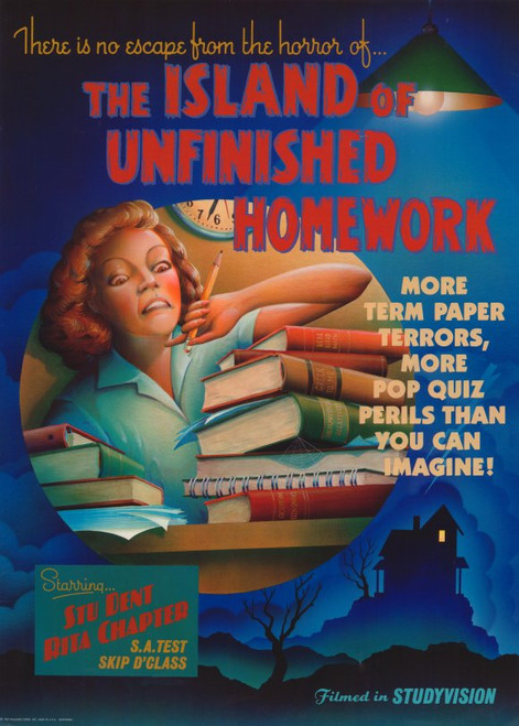 The Island of Unfinished Homework Movie Poster Print (11 x 17) - Item # MOVIH1247