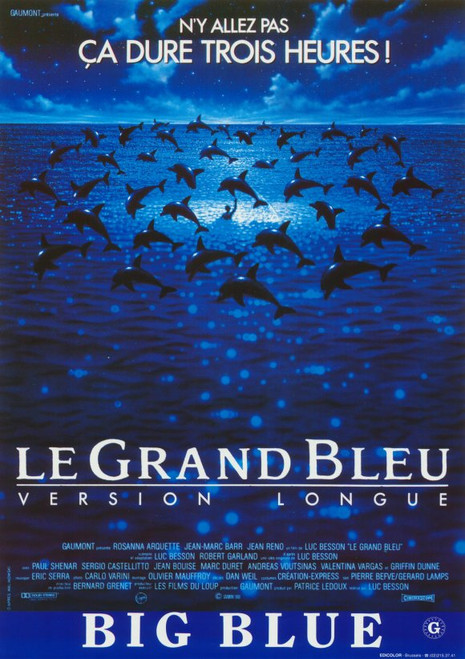 The Big Blue Movie Poster Print (11 x 17) - Item # MOVGH8240