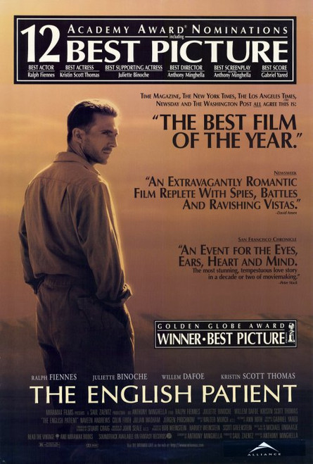 The English Patient Movie Poster Print (11 x 17) - Item # MOVIF4144