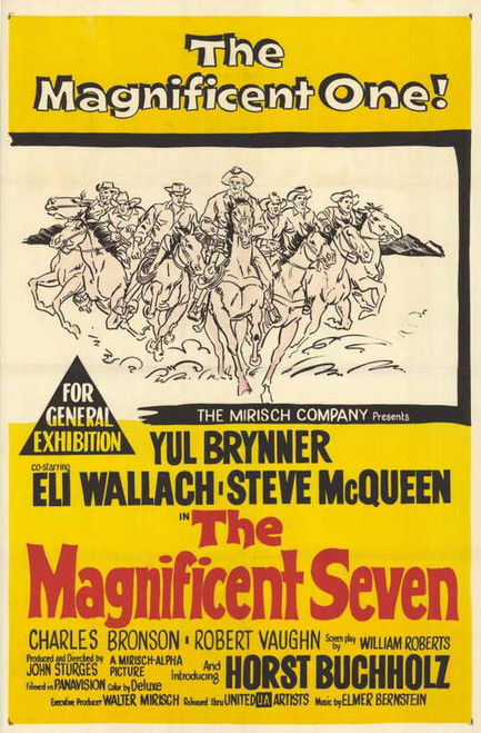 The Magnificent Seven Movie Poster Print (11 x 17) - Item # MOVGD2912 The Magnificent Seven Movie Poster Print (11 x 17) - Item # MOVGD2912