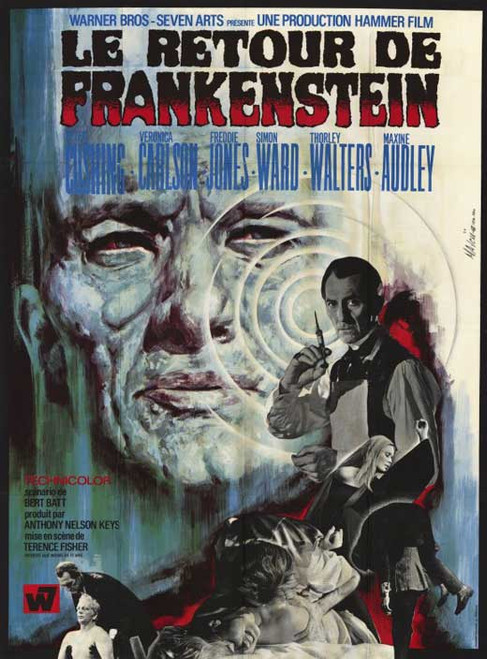 Frankenstein Must Be Destroyed Movie Poster Print (11 x 17) - Item # MOVEE7122