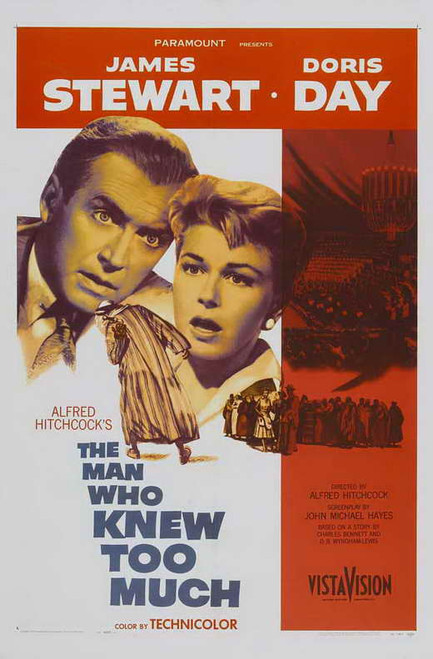 The Man Who Knew Too Much Movie Poster Print (11 x 17) - Item # MOVCD1915