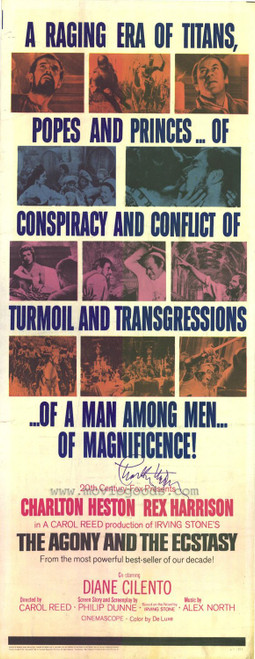 The Agony and the Ecstasy Movie Poster Print (11 x 17) - Item # MOVIE2435