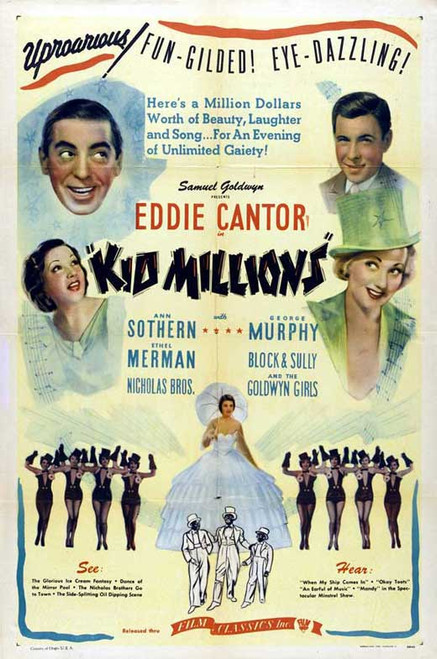 Kid Millions Movie Poster Print (11 x 17) - Item # MOVGB29550