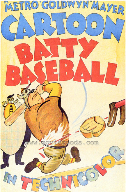 Batty Baseball Movie Poster Print (27 x 40) - Item # MOVCF7359