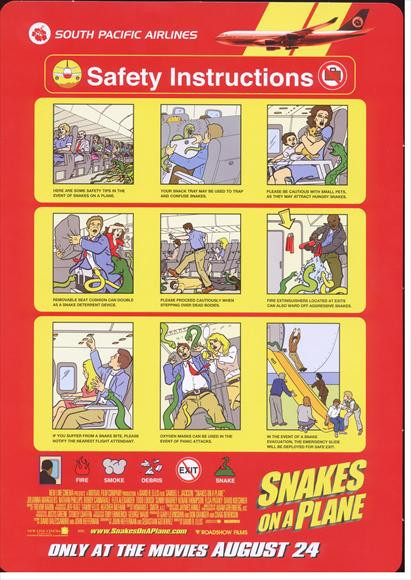 Snakes on a Plane Movie Poster Print (11 x 17) - Item # MOVIJ4088