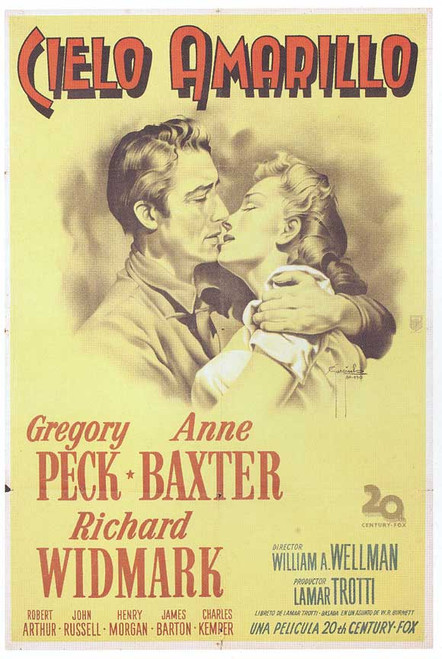 Yellow Sky Movie Poster Print (11 x 17) - Item # MOVCJ4654