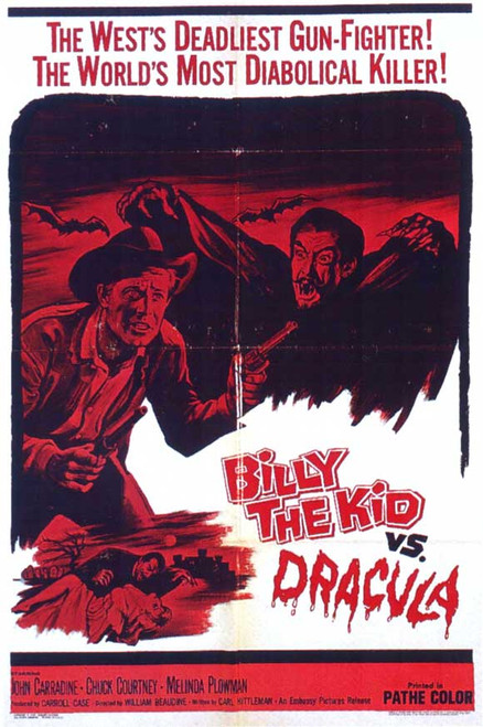 Billy the Kid vs Dracula Movie Poster Print (11 x 17) - Item # MOVIB24020
