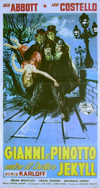 Abbott and Costello Meet Dr. Jekyll and Mr. Hyde Movie Poster Print (11 x 17) - Item # MOVEJ2180