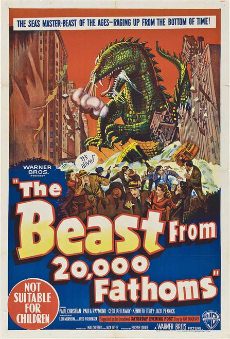 The Beast from 20,000 Fathoms Movie Poster Print (11 x 17) - Item # MOVGJ4148
