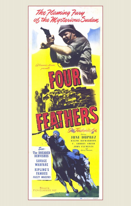 The Four Feathers Movie Poster Print (11 x 17) - Item # MOVAC1875