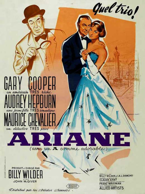 Love in the Afternoon Movie Poster Print (11 x 17) - Item # MOVGB89110