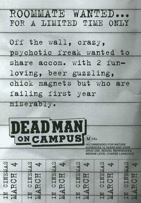 Dead Man on Campus Movie Poster Print (11 x 17) - Item # MOVCF2982