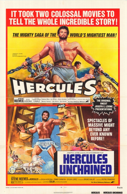 Hercules / Hercules Unchained Movie Poster Print (27 x 40) - Item # MOVCG9557