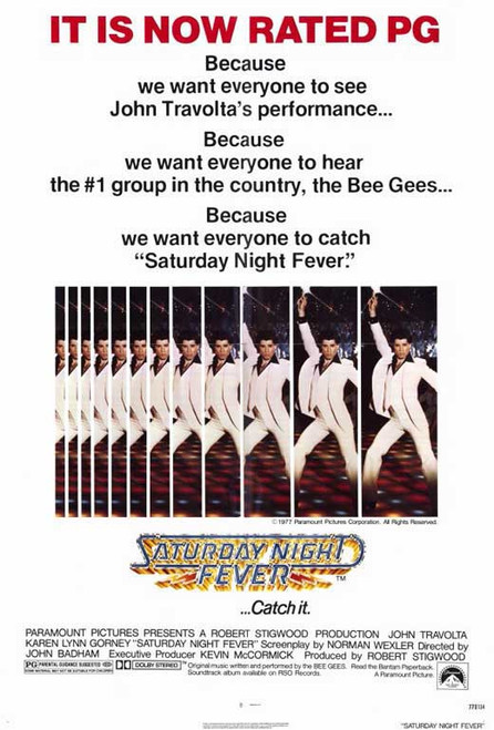 Saturday Night Fever Movie Poster Print (11 x 17) - Item # MOVGD4818