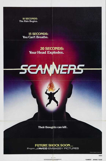 Scanners Movie Poster Print (27 x 40) - Item # MOVAJ3776