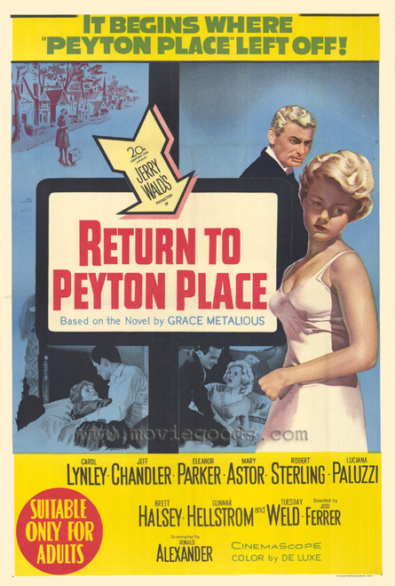 Return to Peyton Place Movie Poster Print (27 x 40) - Item # MOVEH9360