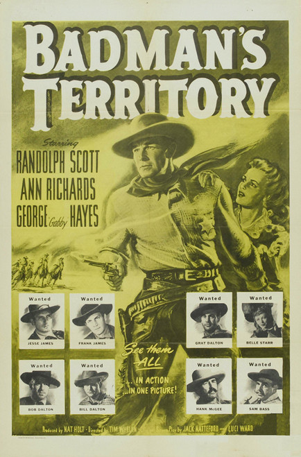 Badman's Territory Movie Poster Print (27 x 40) - Item # MOVGB20770