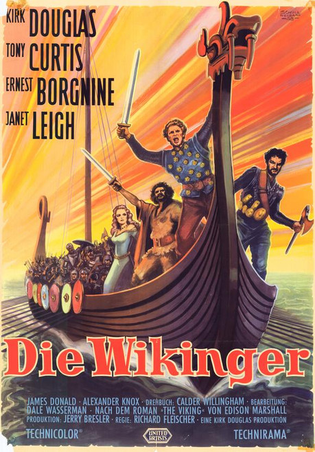 The Vikings Movie Poster Print (11 x 17) - Item # MOVCE8647