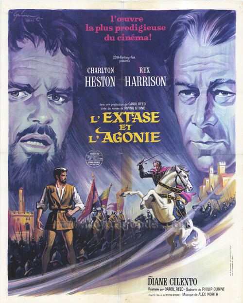 The Agony and the Ecstasy Movie Poster Print (11 x 17) - Item # MOVEF3616