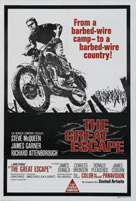 The Great Escape Movie Poster Print (11 x 17) - Item # MOVEJ1241 The Great Escape Movie Poster Print (11 x 17) - Item # MOVEJ1241