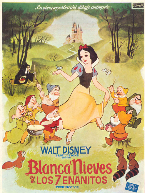 Snow White and the Seven Dwarfs Movie Poster Print (11 x 17) - Item # MOVAI9684