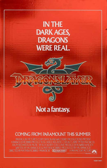 Dragonslayer Movie Poster Print (11 x 17) - Item # MOVAB79773